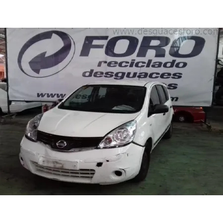 Despiece Nissan Note 5 puertas blanco con golpe delantero 🚗 | Desguaces Foro