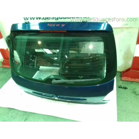 Portón Trasero Peugeot 206 Fase I 3P Azul Oscuro (Sin Pelar)