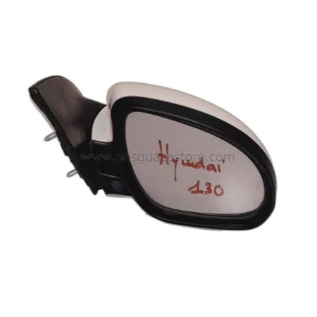 Retrovisor Derecho HYUNDAI I30 Blanco (5 pines) | Desguaces Foro