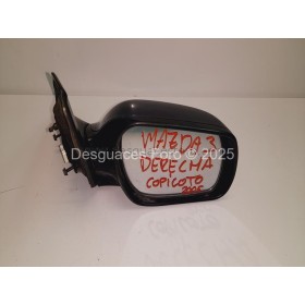 Retrovisor Derecho Mazda 3 Año 2005 Azul Oscuro (5 pines)