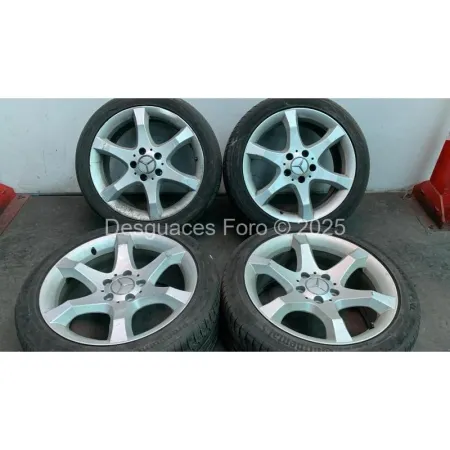Juego de 4 Llantas Mercedes Benz 17 Pulgadas 5X112 Doble Medida 7,5 Jx17 Et36 y 8,5Jx17 Et 47