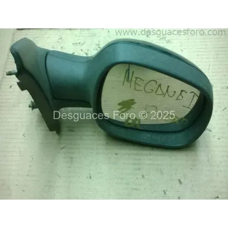 Retrovisor derecho eléctrico Renault Megane I azul/verde