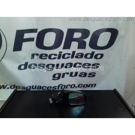 Retrovisor delantero derecho Peugeot 406 Fase II. seis pines. plata