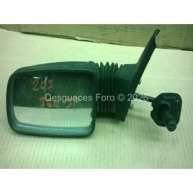 Retrovisor izquierdo manual Peugeot 205 negro plástico (cinco puertas).
