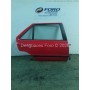 Puerta trasera derecha Skoda Felicia roja.