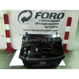Portón Trasero Audi A3 8P 3P Año 2007  Negro ( Cerradura. motor. limpia. 3 Luz freno Bisagra)