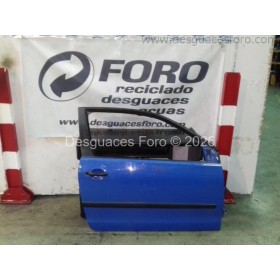 Puerta delantera derecha Volkswagen Polo. azul