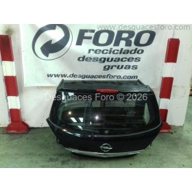 Portón trasero Opel Astra H 1.6. negro (con 3º luz de freno. motor de limpia y cerradura)