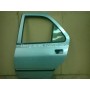 Puerta trasera izquierda Peugeot 406 II azul clara. 