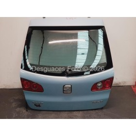 Portón Trasero Seat Ibiza 6L Azul  (con pilotos. amortiguadores. cerradura. visagras. brazo y motor de limpia)