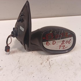 96 480 957 XT RETROVISOR DERECHO ELÉCTRICO PEUGEOT 206 I FASE II